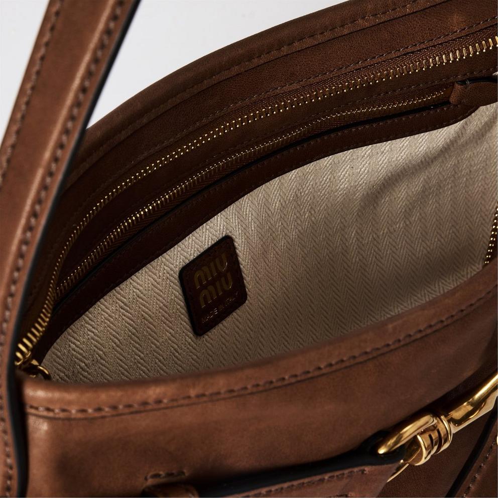 Miu Miu Aventure Nappa Leather Bag