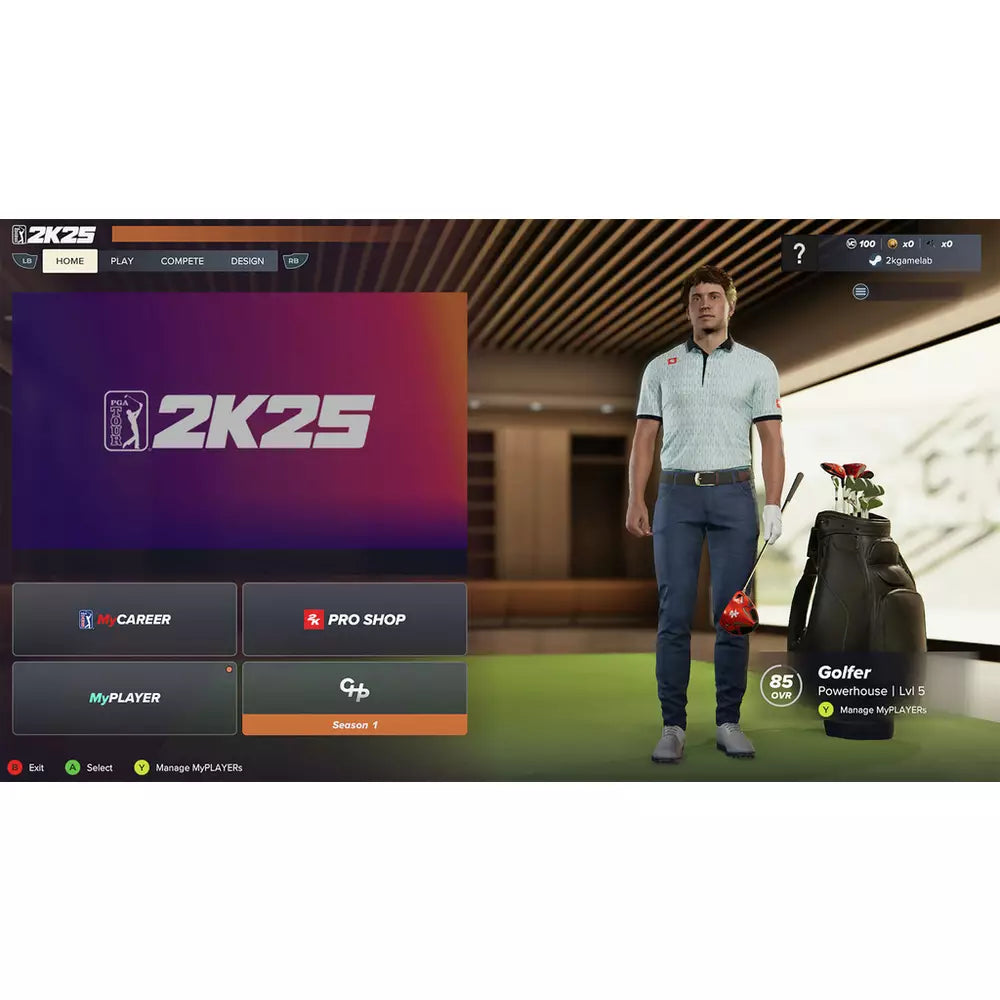 PGA TOUR 2K25 Xbox Series X Game