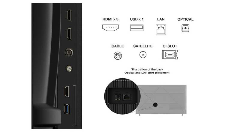 TCL 65 Inch 65V6C-UK Smart 4K UHD HDR LED TV
