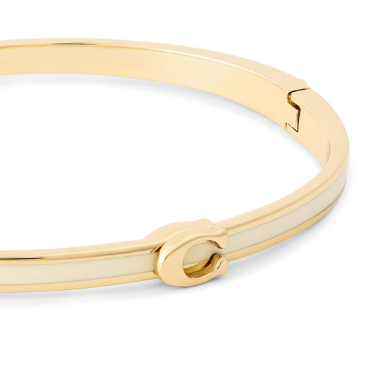 COACH C HINGE BANGLE