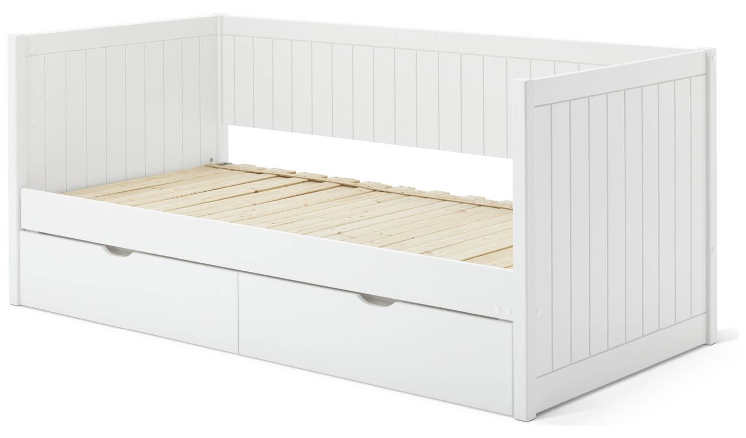Habitat Axel Trundle Day Bed with 1 Drawer - White