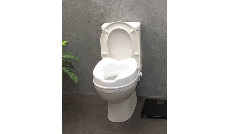 Aidapt 4" Raised Toilet Seat With No Lid