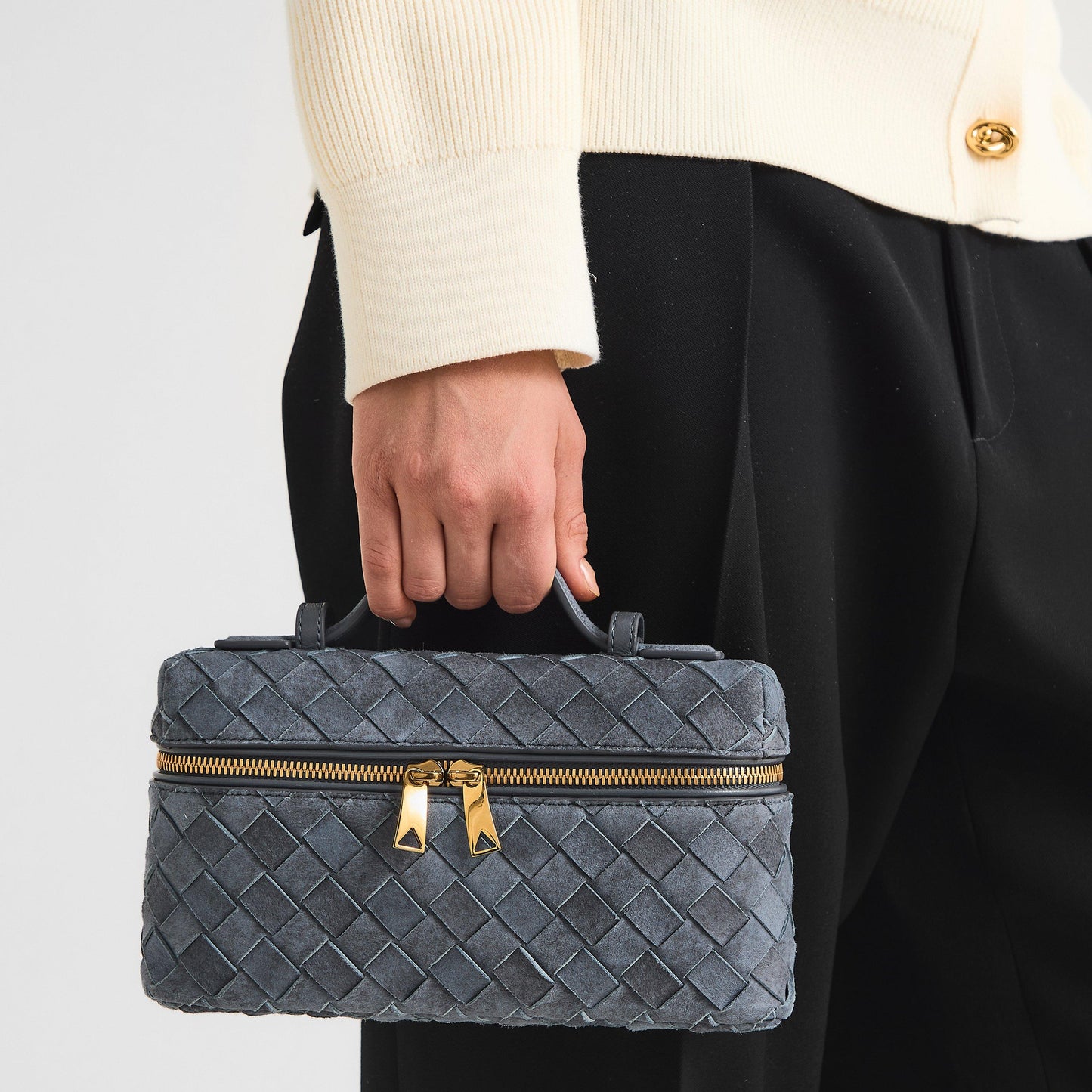 Bottega Veneta Suede Bang Bang Bag