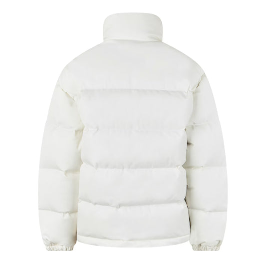 GUCCI Women's Twill Bomber Water Resistant Goose Down Stand Collar Short Puffer Jacket