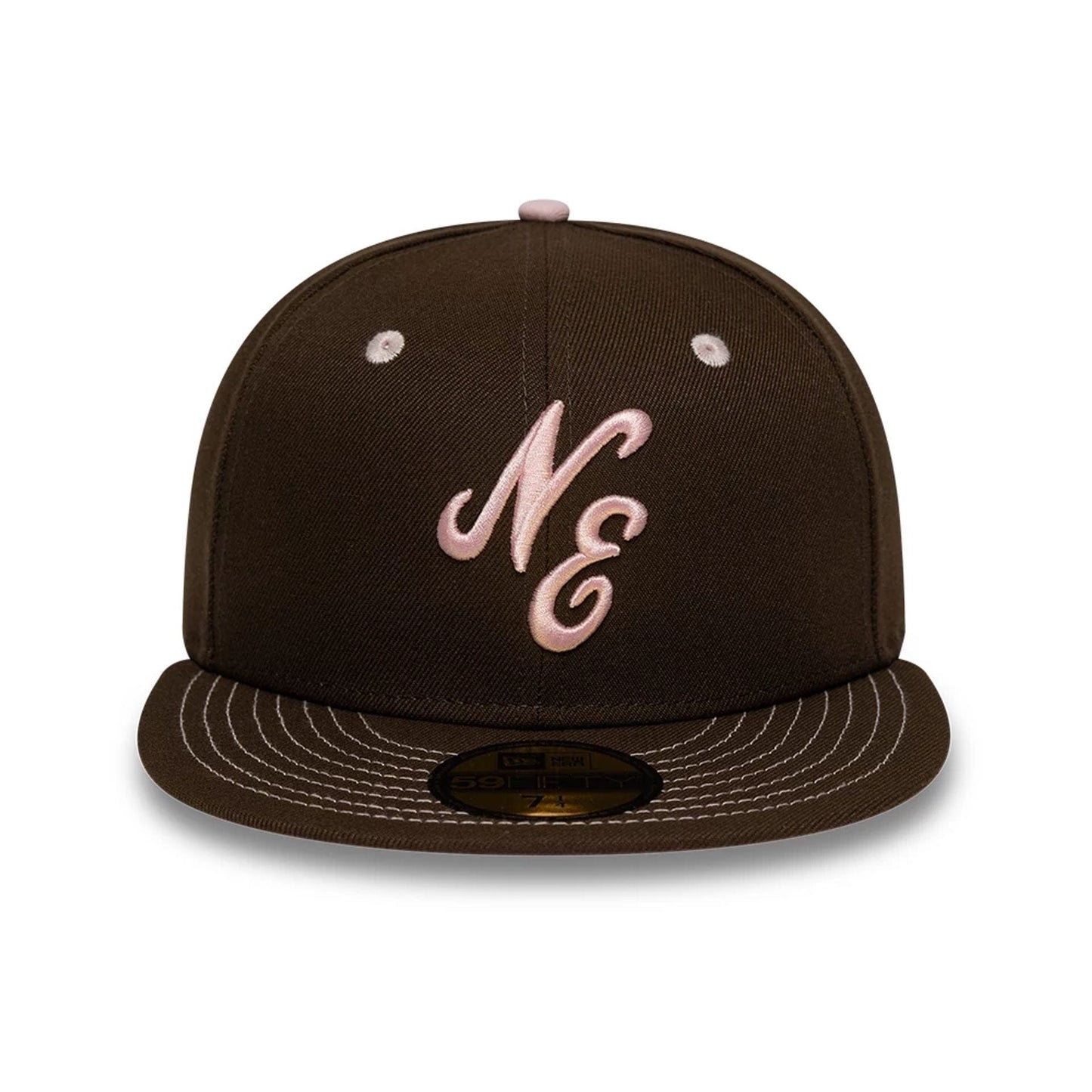 New Era With Love Dark Brown 59FIFTY Fitted Cap