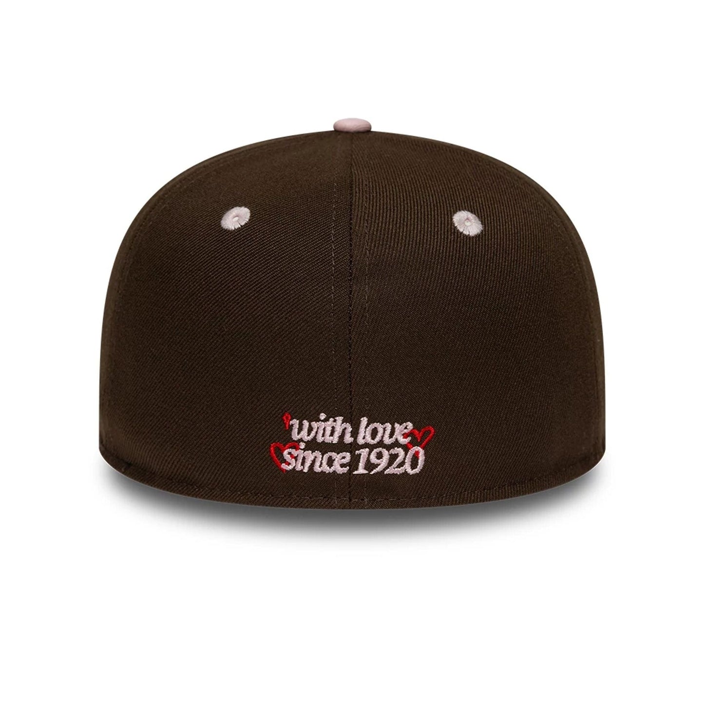 New Era With Love Dark Brown 59FIFTY Fitted Cap