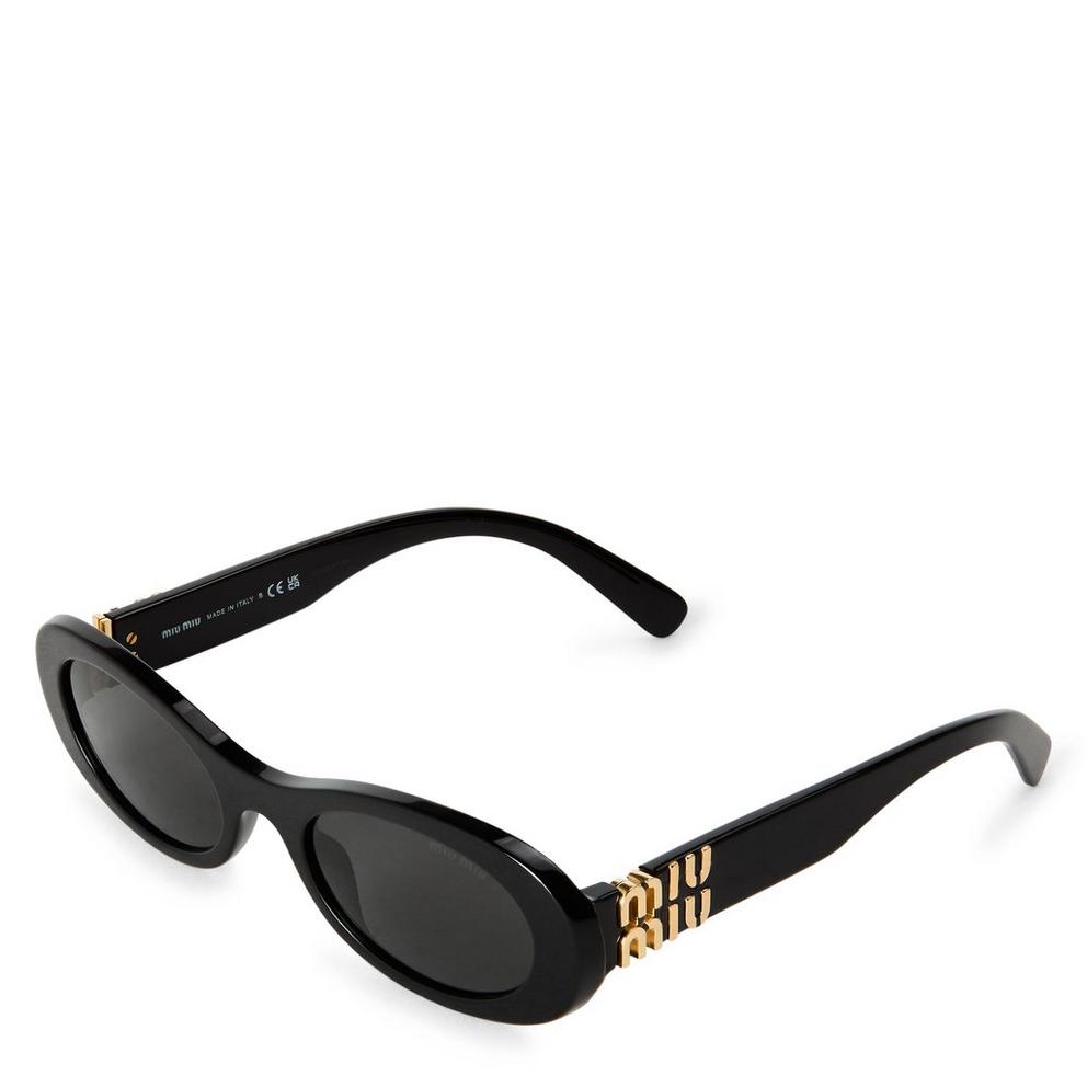 Miu Miu Women's 0MU 06ZS Oval Sunglasses