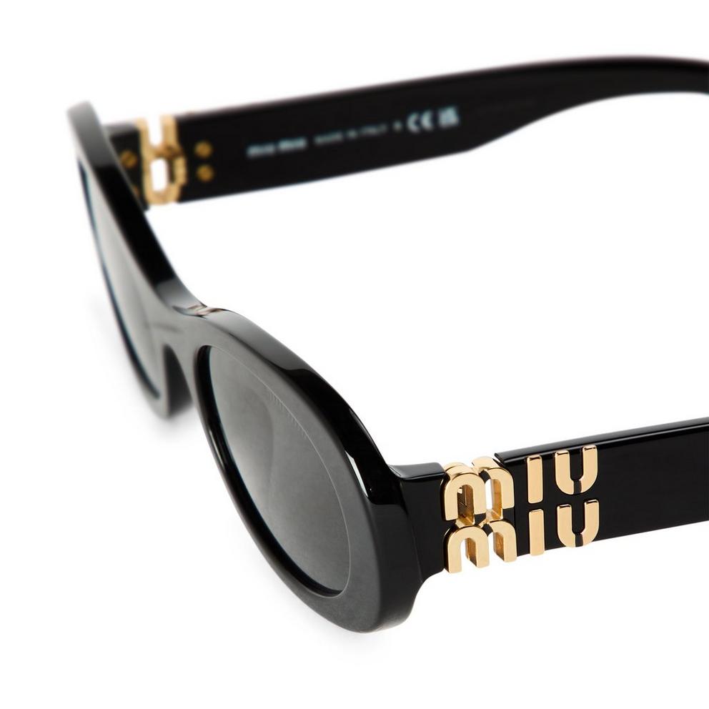 Miu Miu Women's 0MU 06ZS Oval Sunglasses