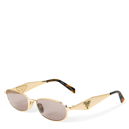 Prada Women's 0PR D51S Oval Sunglasses