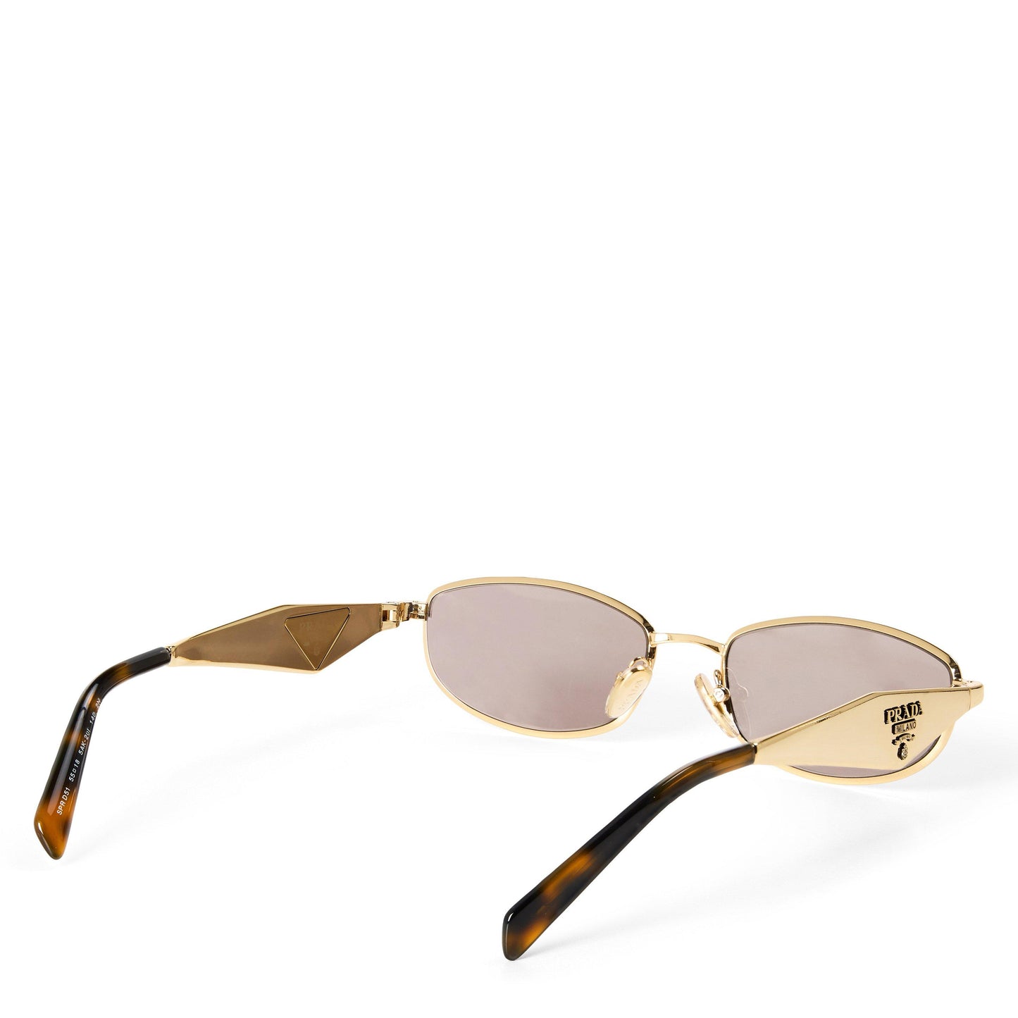 Prada Women's 0PR D51S Oval Sunglasses
