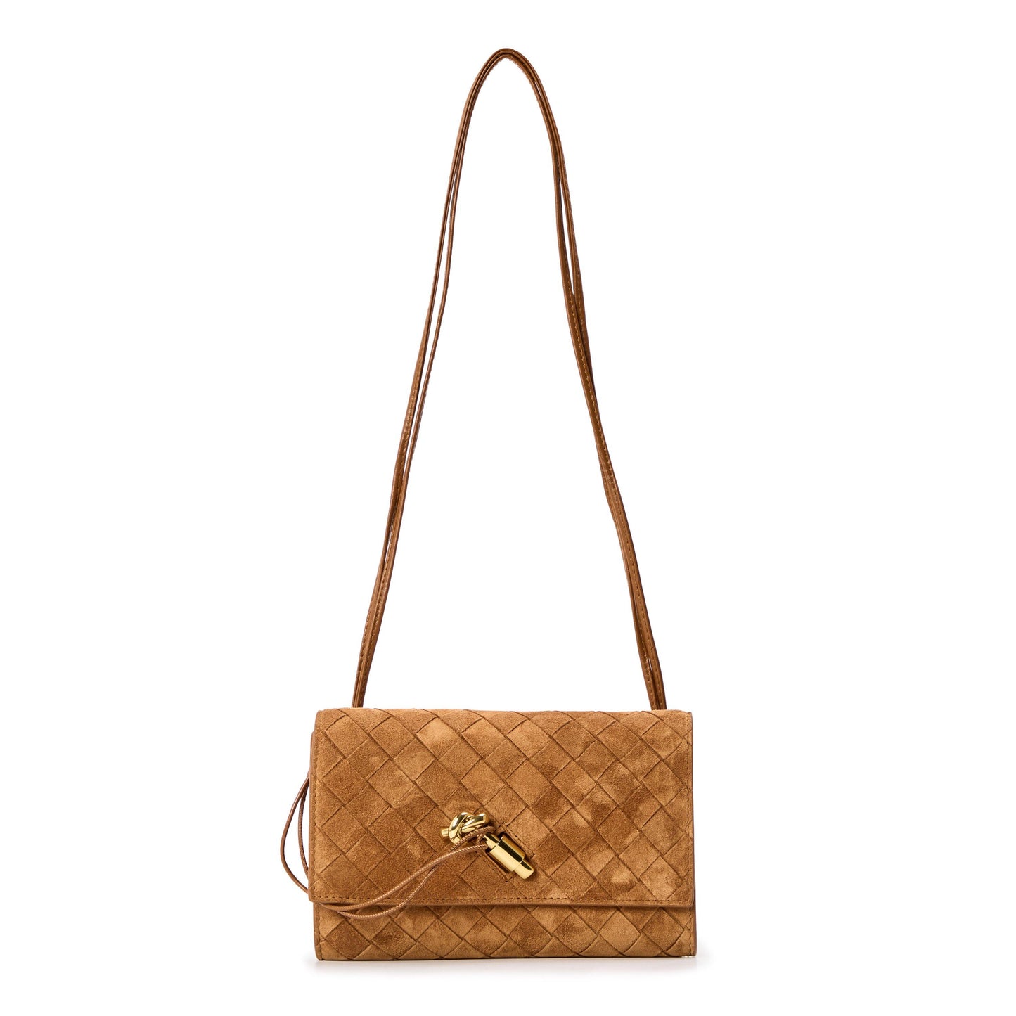 Bottega Veneta Women's BV Andiamo Sue Pouch Wallet On Chain