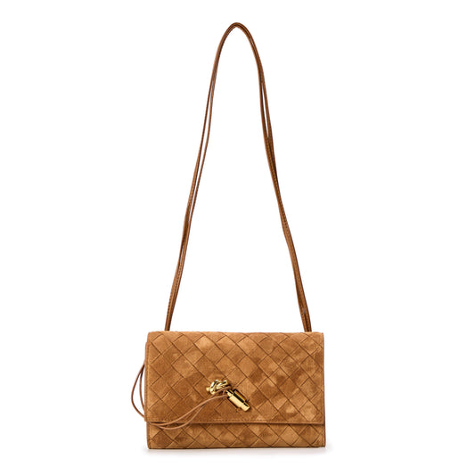 Bottega Veneta Women's BV Andiamo Sue Pouch Wallet On Chain