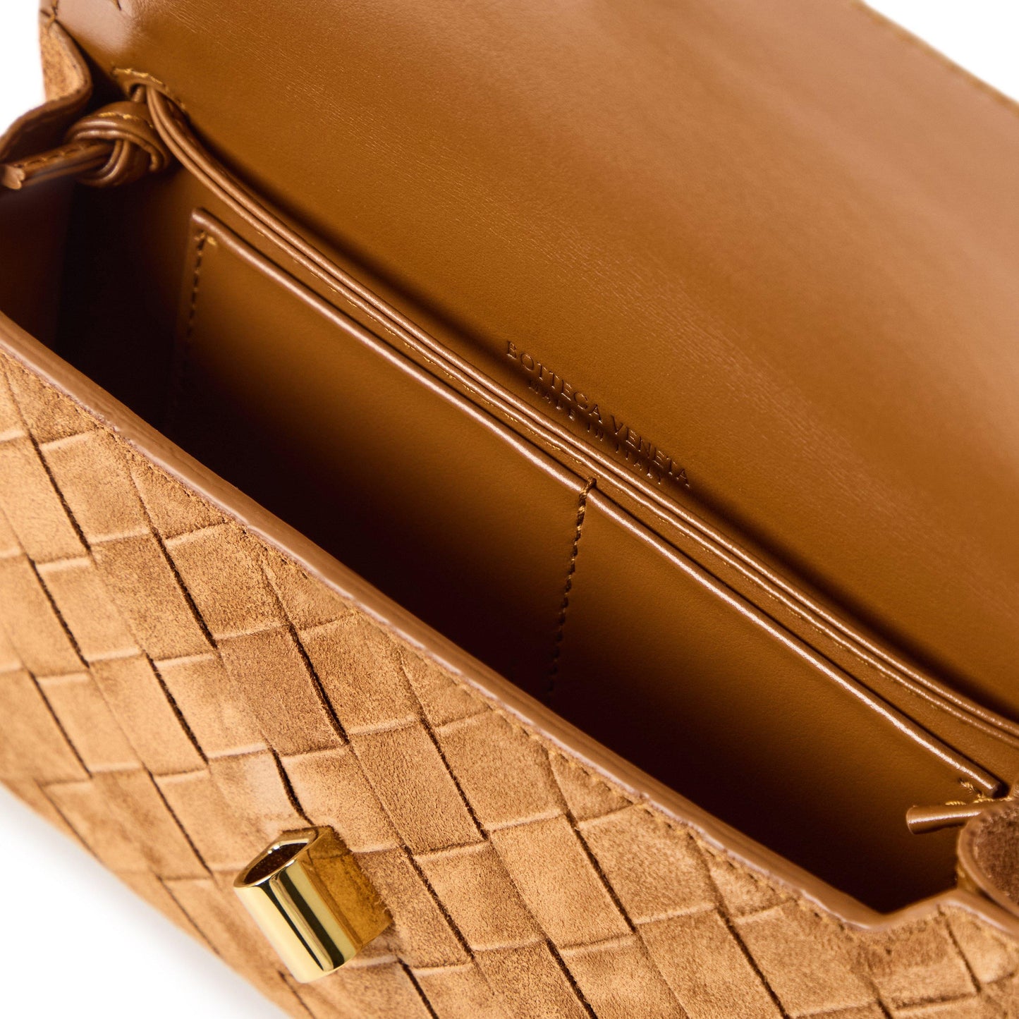 Bottega Veneta Women's BV Andiamo Sue Pouch Wallet On Chain