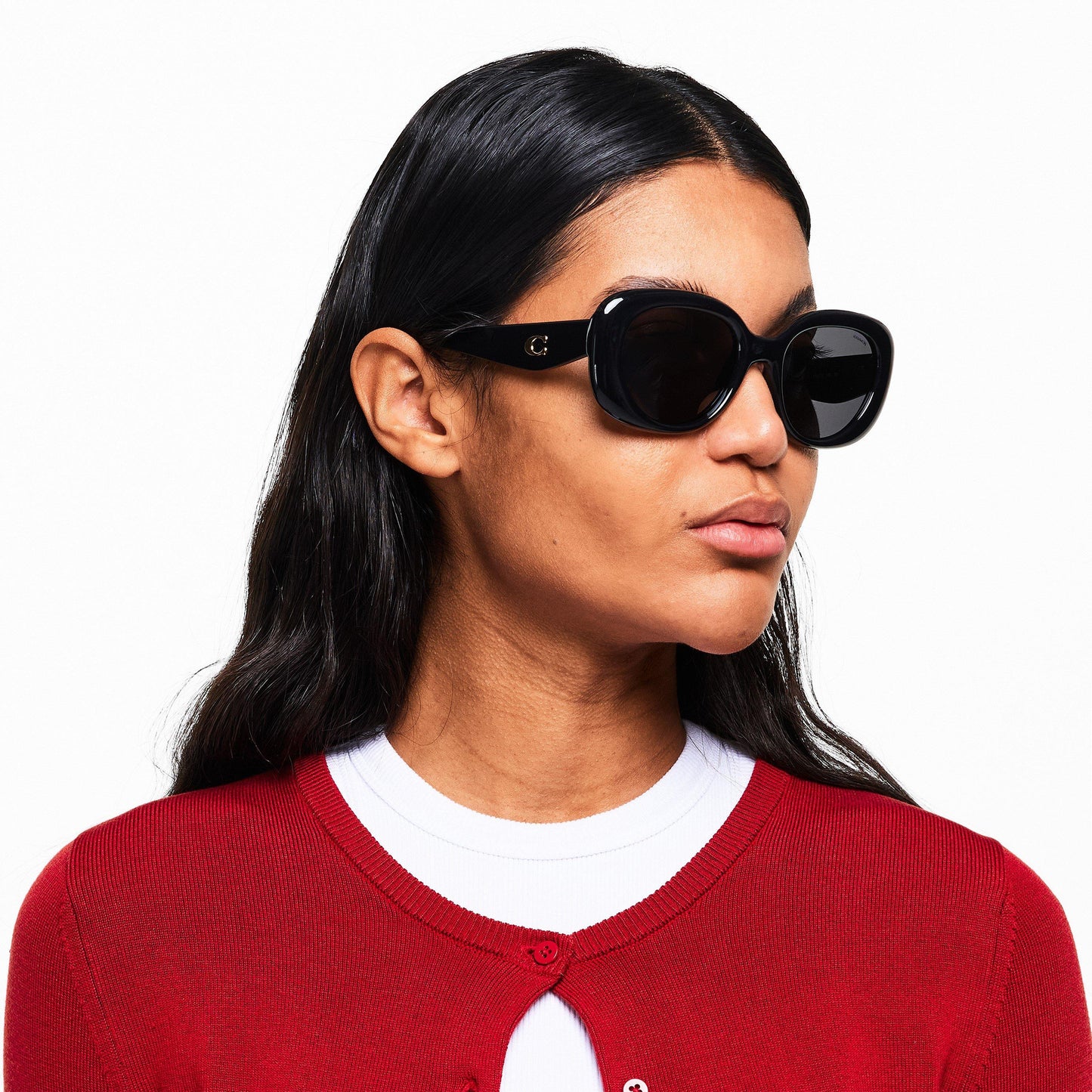 Coach Women's Oval Sunglasses