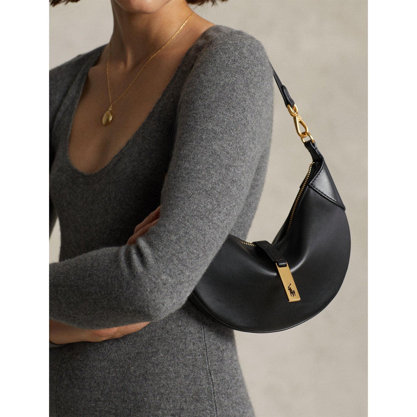 Polo Ralph Lauren Calfskin Mini Shoulder Bag