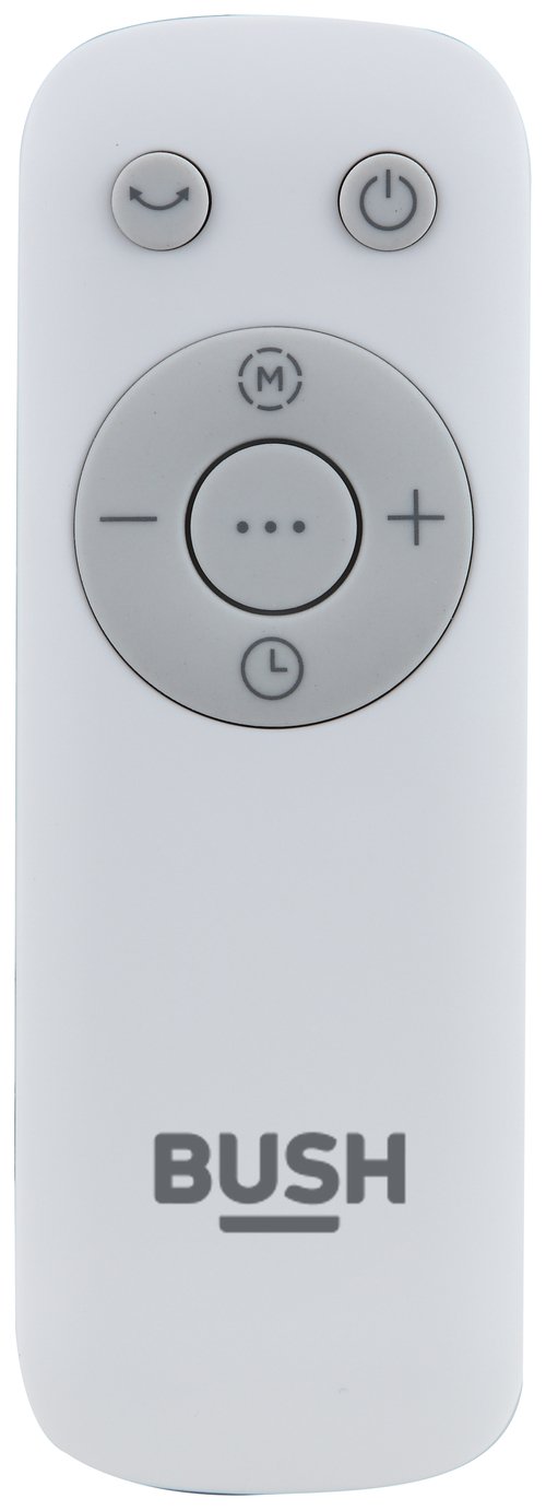 Bush Bladeless 2-in-1 Fan and Air Purifier - Black & White