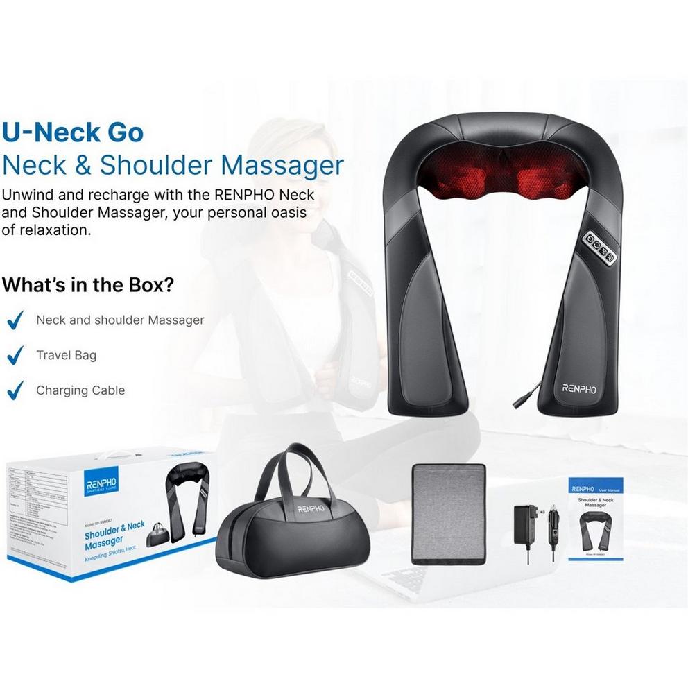 RENPHO U-Neck Go-Shiatsu Neck & Shoulder Massager