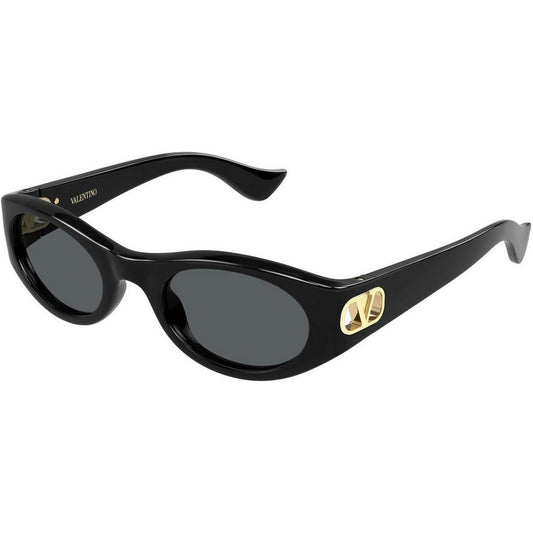 Valentino Womens VG0015S Oval Sunglasses