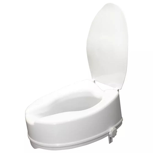 Aidapt 6 Inches Raised Toilet Seat with Lid