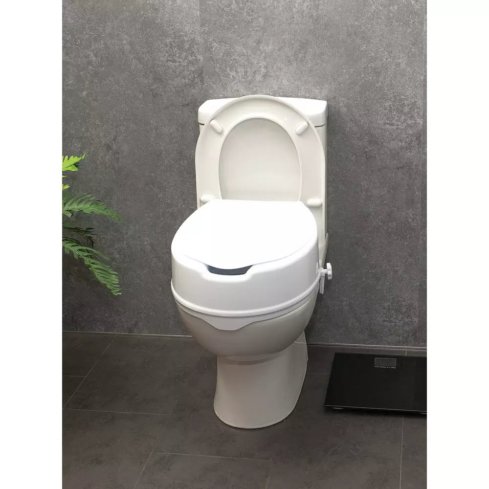 Aidapt 6 Inches Raised Toilet Seat with Lid