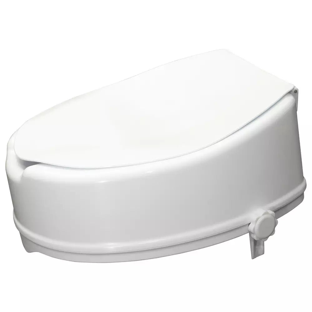 Aidapt 6 Inches Raised Toilet Seat with Lid