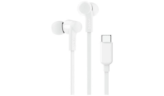 Belkin SoundForm USB-C In-Ear Wired Earbuds - White