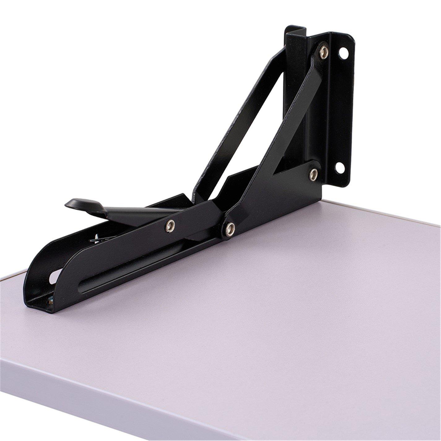 Kabinet UK Wall-mounted Folding Table with Iron Brackets