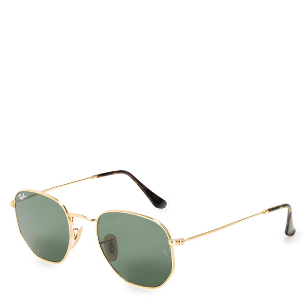 Ray-Ban Gold 0rb3548n Octagonal Sunglasses