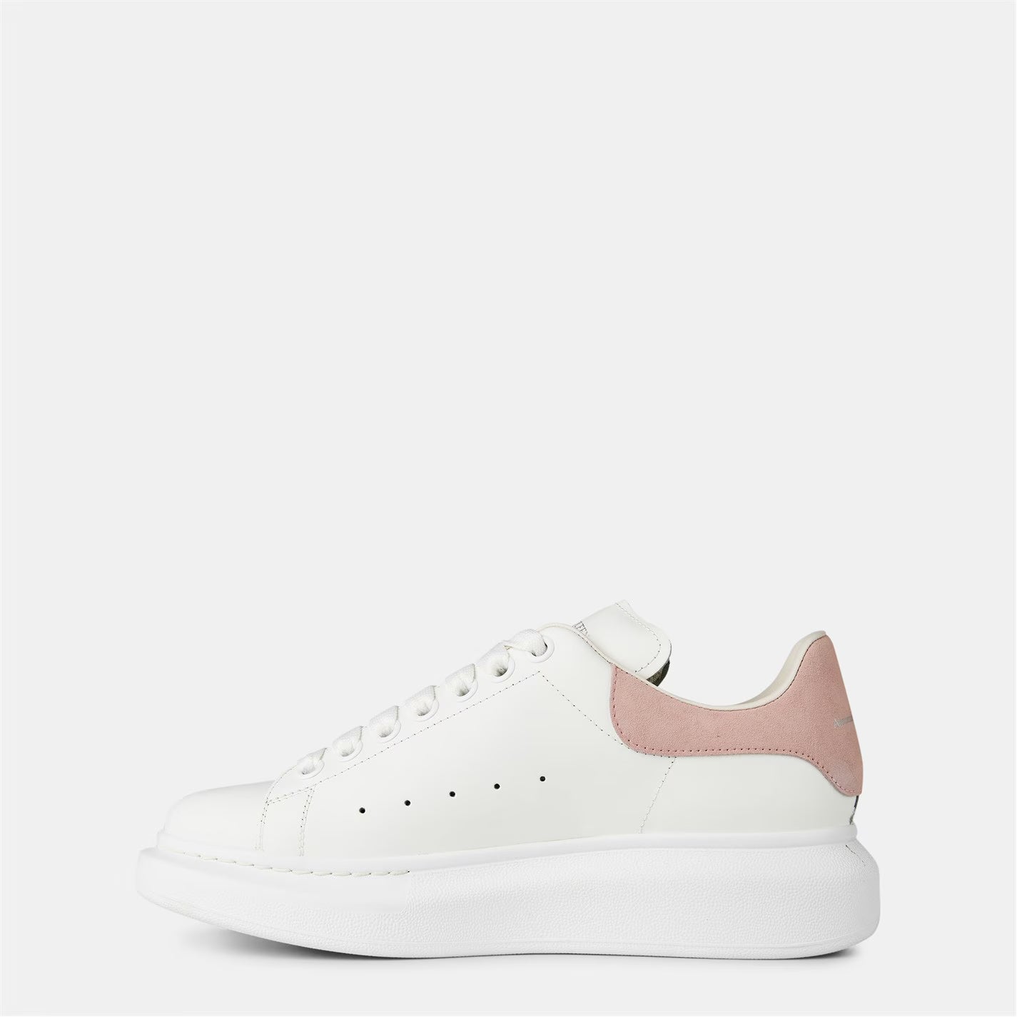 Women's Logo Print Leather Oversized Trainers