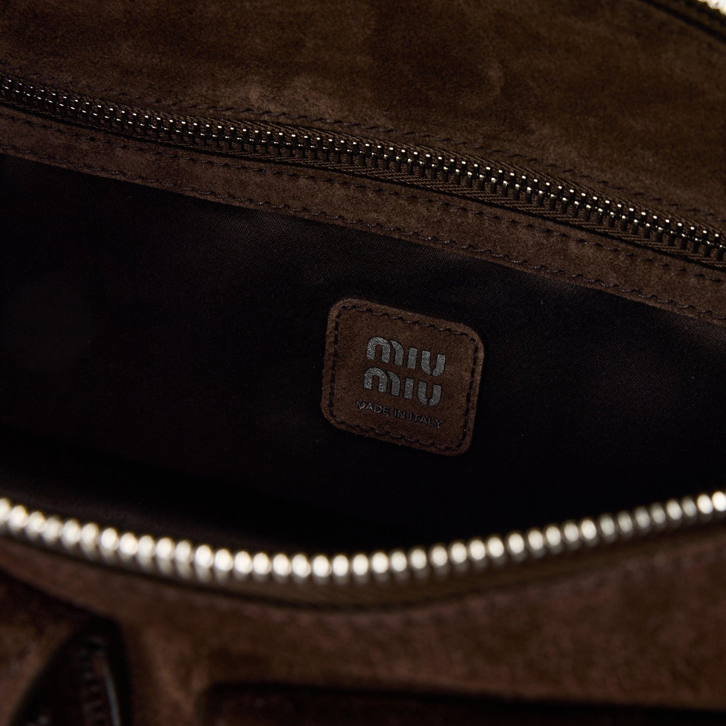 Miu Miu Utilitaire suede shoulder bag