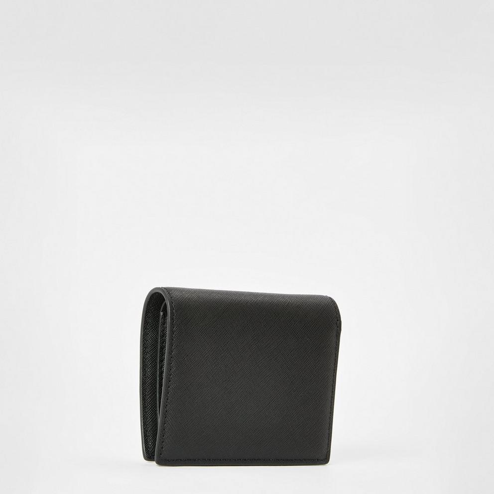 Women's Real Leather Compact Trifold Wallet