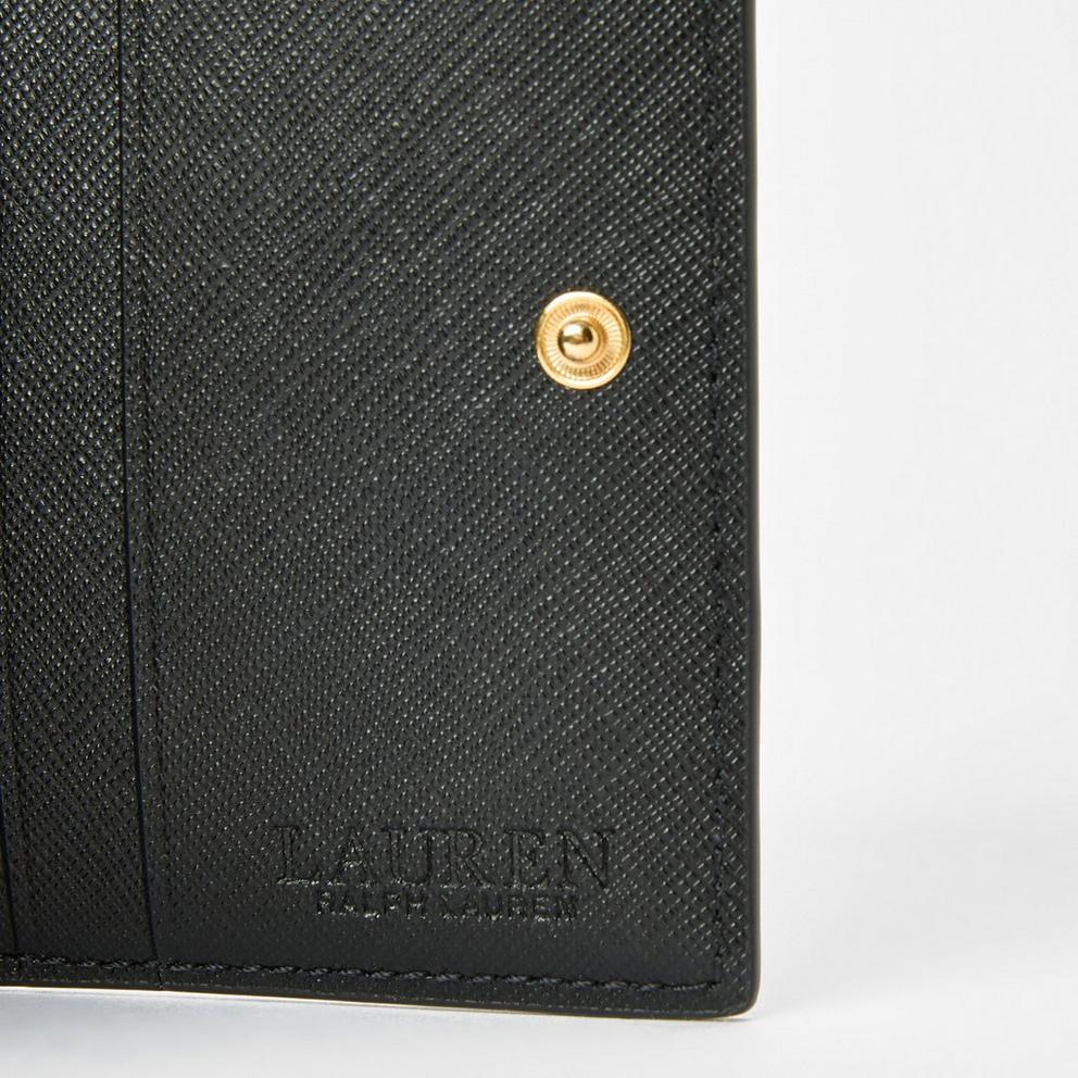 Women's Real Leather Compact Trifold Wallet