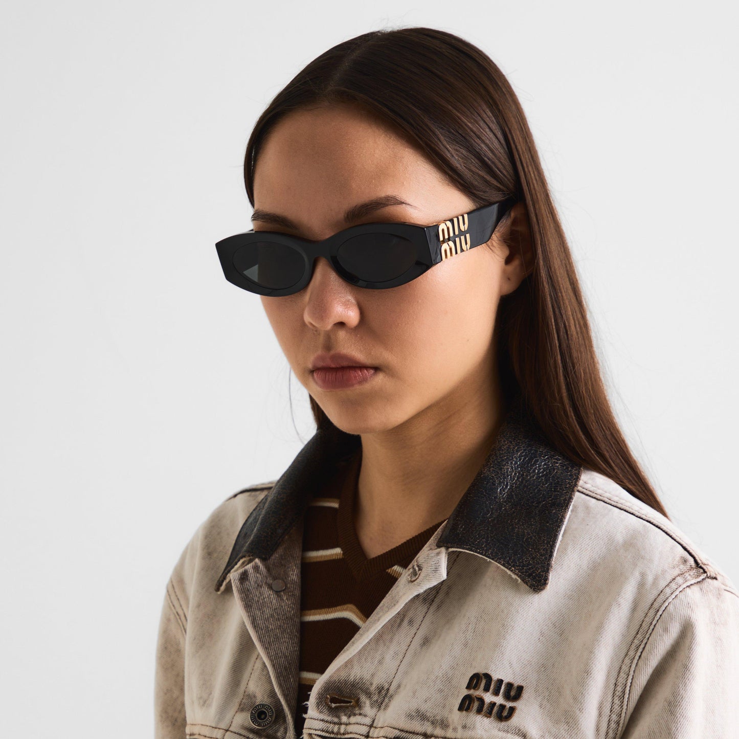 Miu Miu Women's Oval Sunglasses
