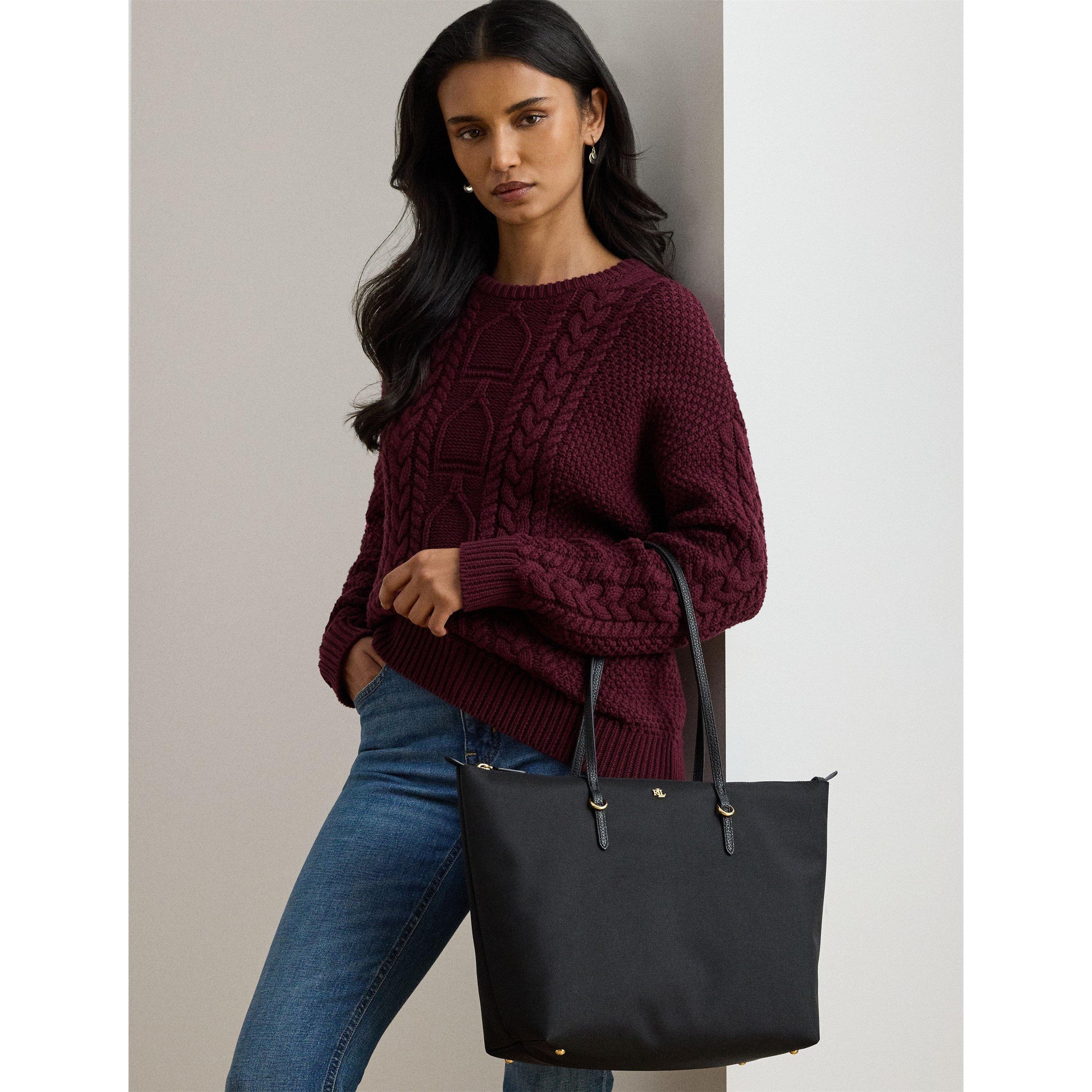 Lauren by Ralph Lauren Women's Large Keaton Tote Bags