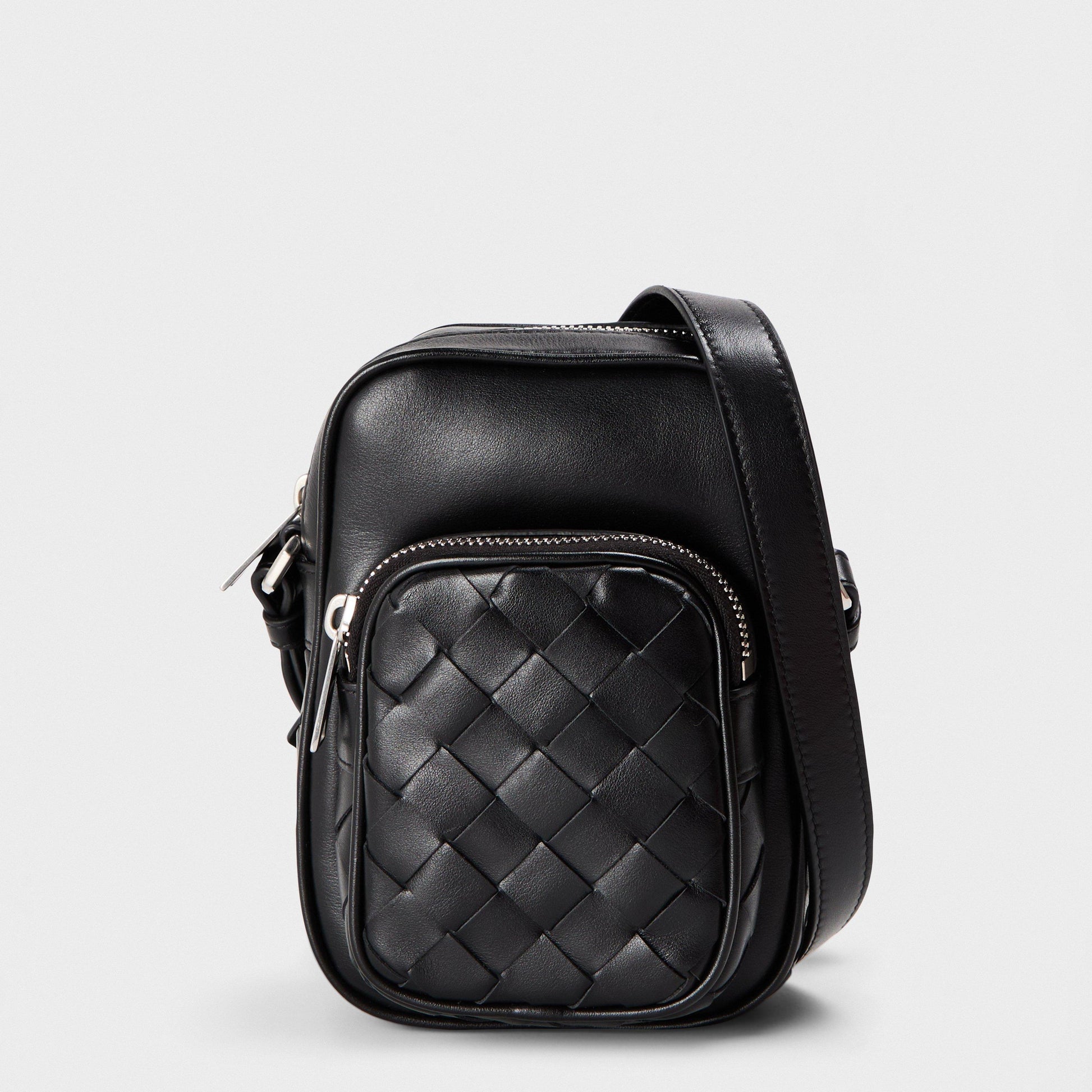 Bottega Veneta Men's Adjustable Strap Cross Body Bag