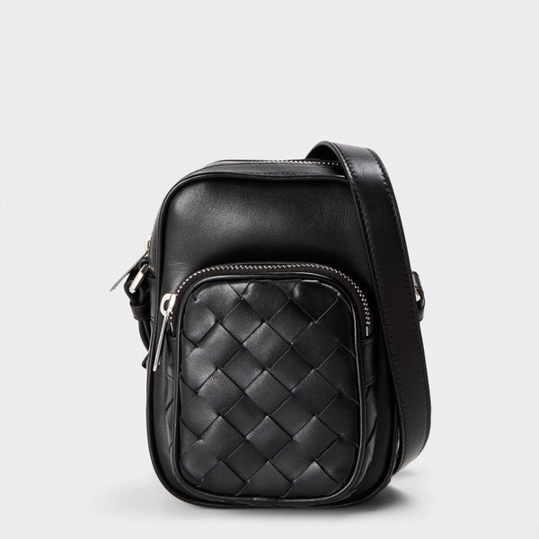 Bottega Veneta Men's Adjustable Strap Cross Body Bag