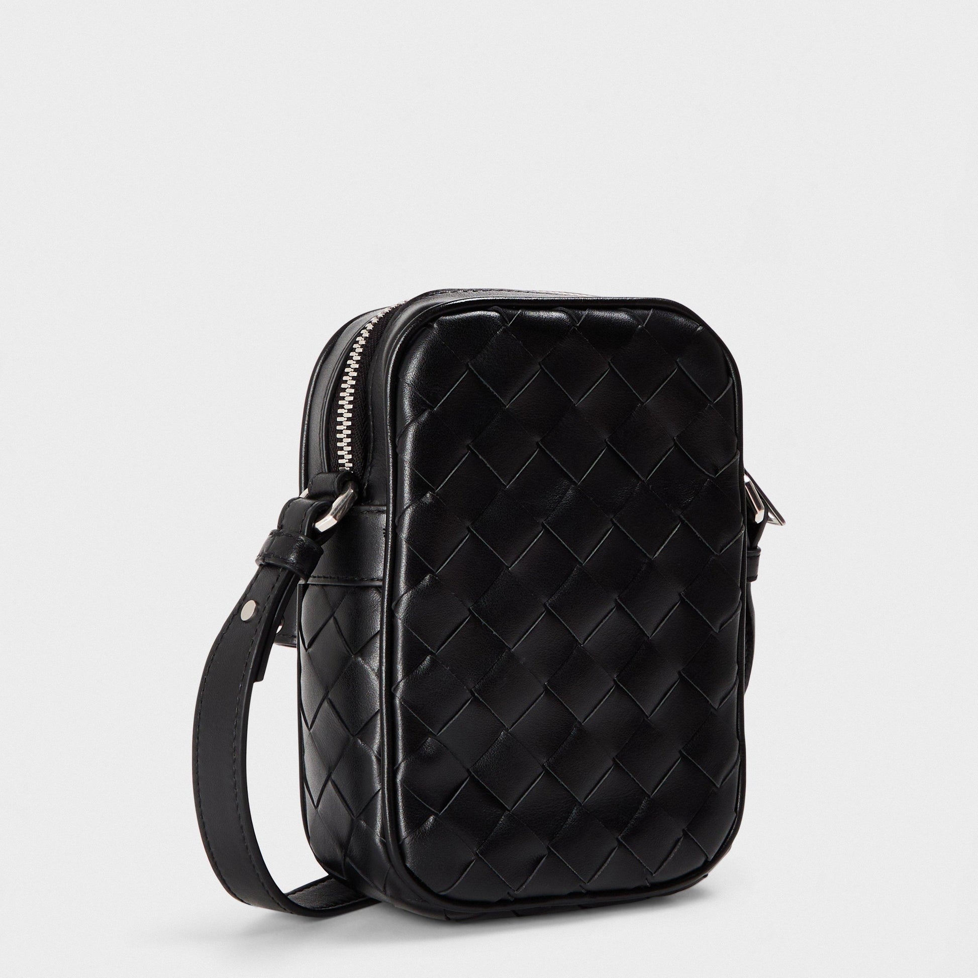 Bottega Veneta Men's Adjustable Strap Cross Body Bag