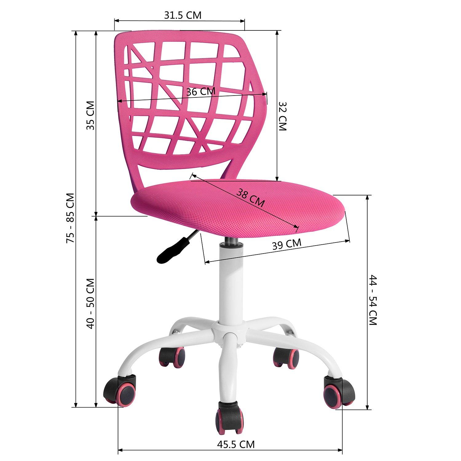 Urban Meuble Kids Swivel Desk Chair – Adjustable Height