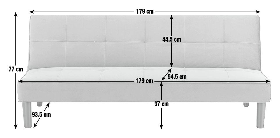 Argos Home Patsy Fabric 2 Seater Clic Clac Sofa Bed - Green