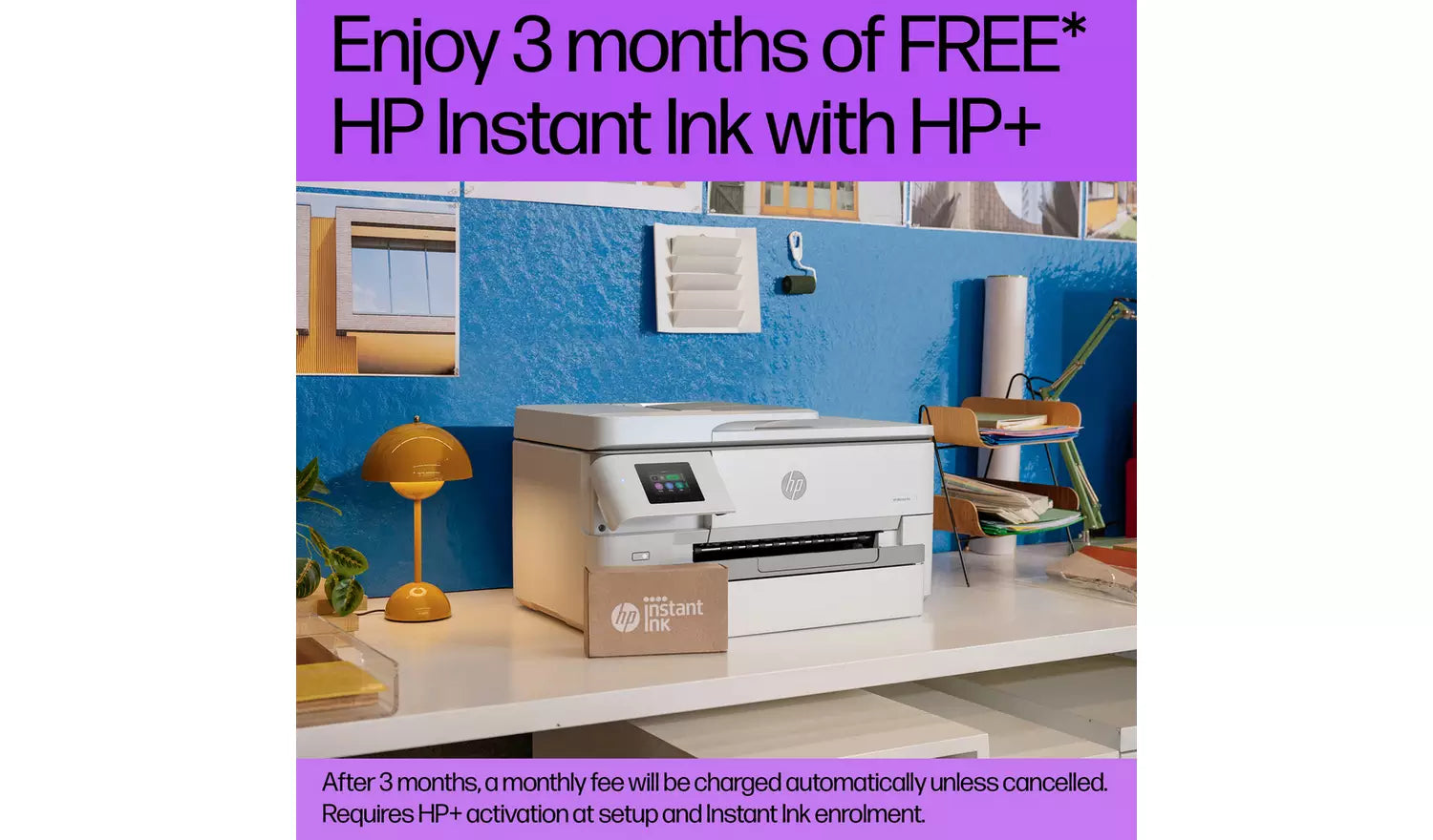 HP OfficeJet Pro 9720e A3 AiO Printer & 3 months Instant Ink