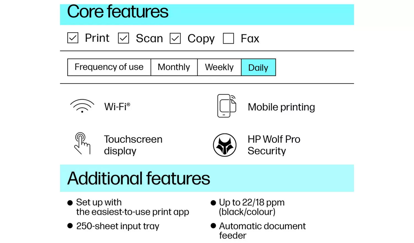 HP OfficeJet Pro 9720e A3 AiO Printer & 3 months Instant Ink