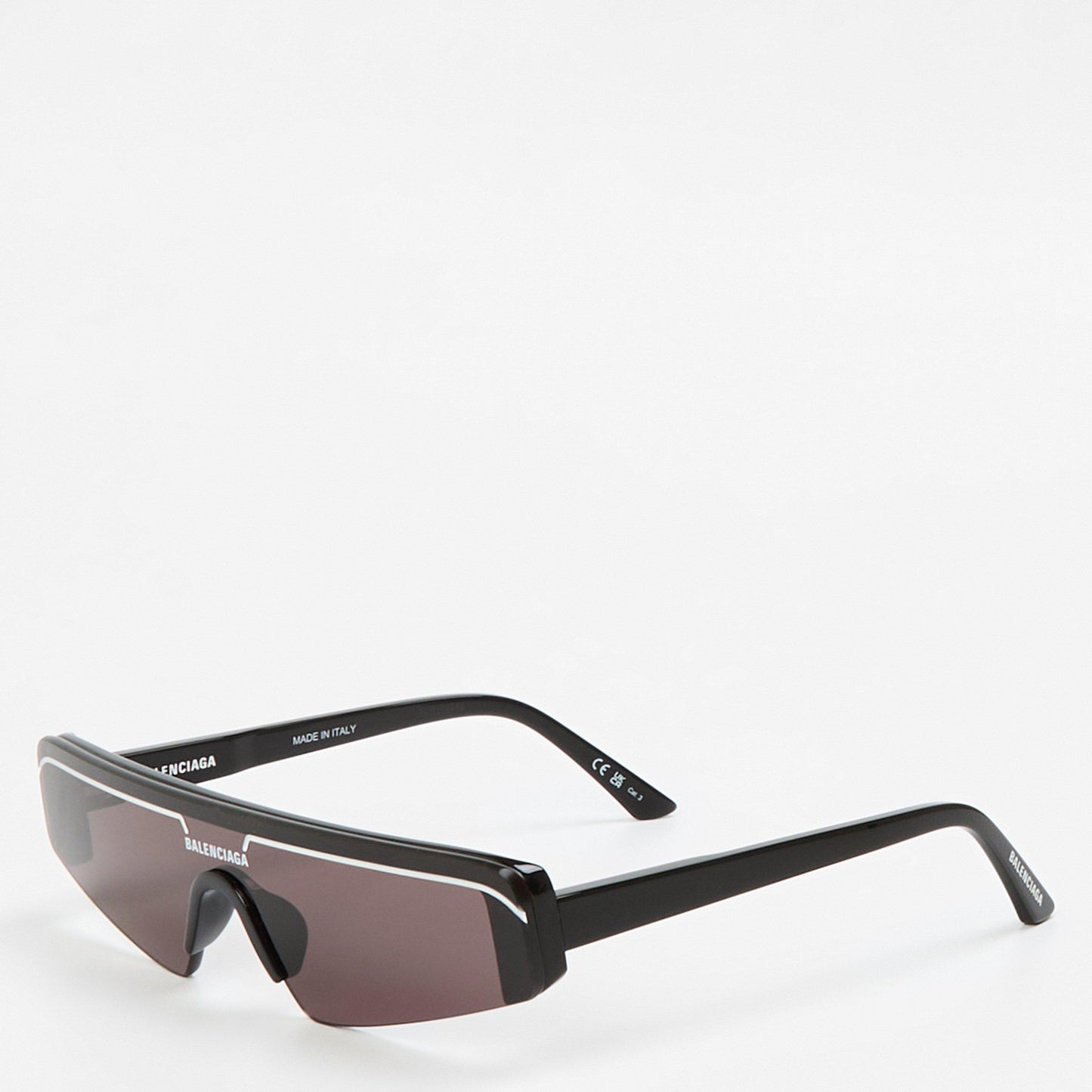 Balenciaga Rectangle Logo Sunglasses