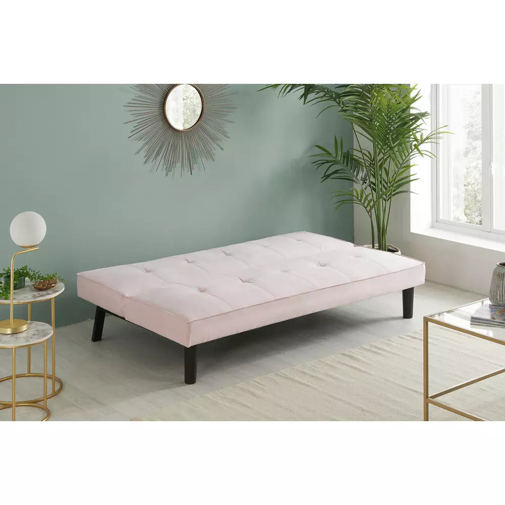 Birlea Aurora Velvet Clic Clac Sofa Bed - Pink