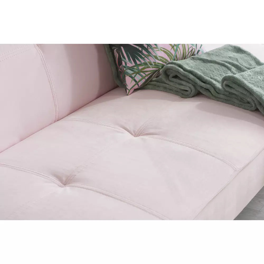 Birlea Aurora Velvet Clic Clac Sofa Bed - Pink