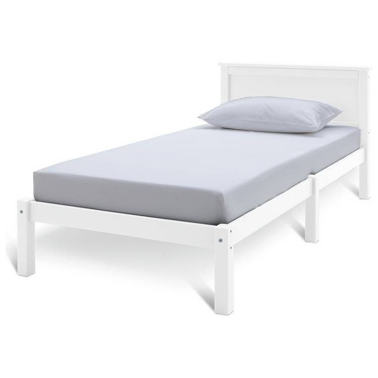 Habitat Brooklyn Single Bed Frame - White