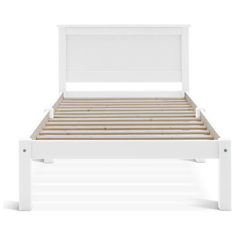 Habitat Brooklyn Single Bed Frame - White