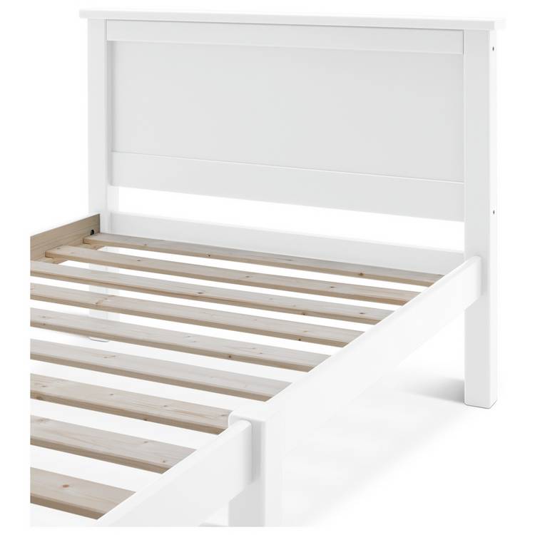 Habitat Brooklyn Single Bed Frame - White