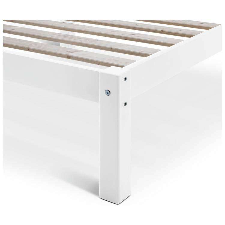 Habitat Brooklyn Single Bed Frame - White