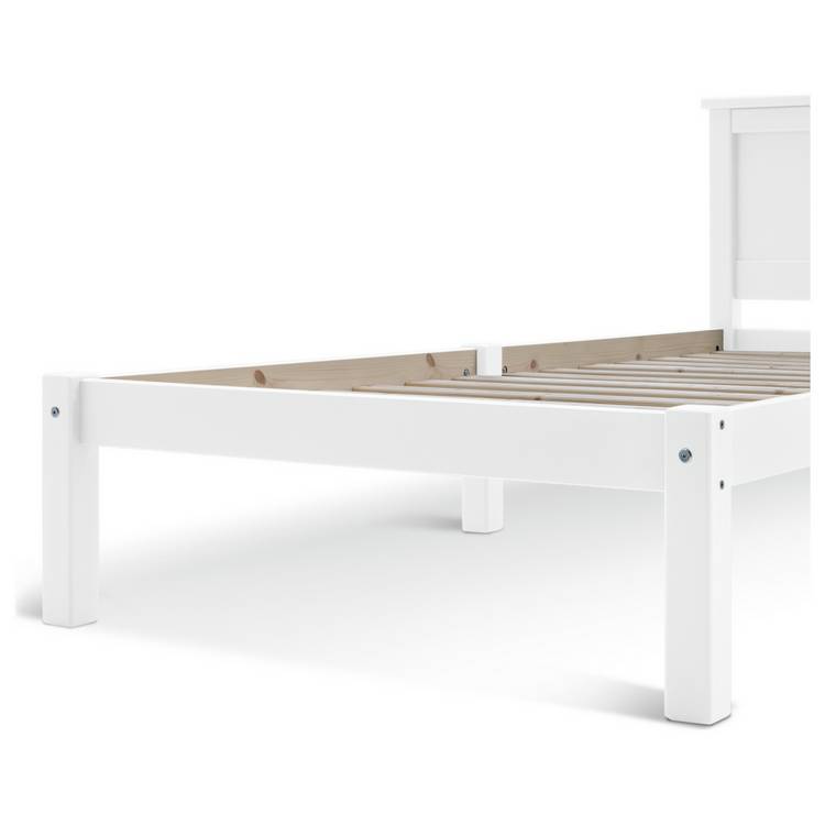 Habitat Brooklyn Single Bed Frame - White