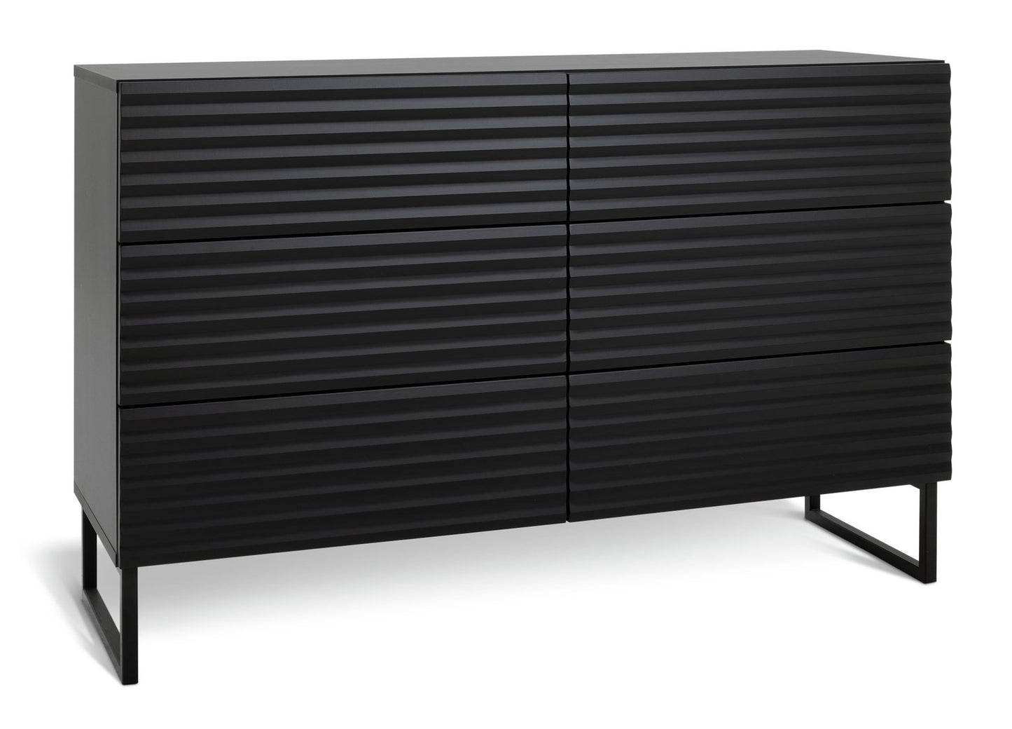 Habitat Cairo 6 Drawer Chest - Black